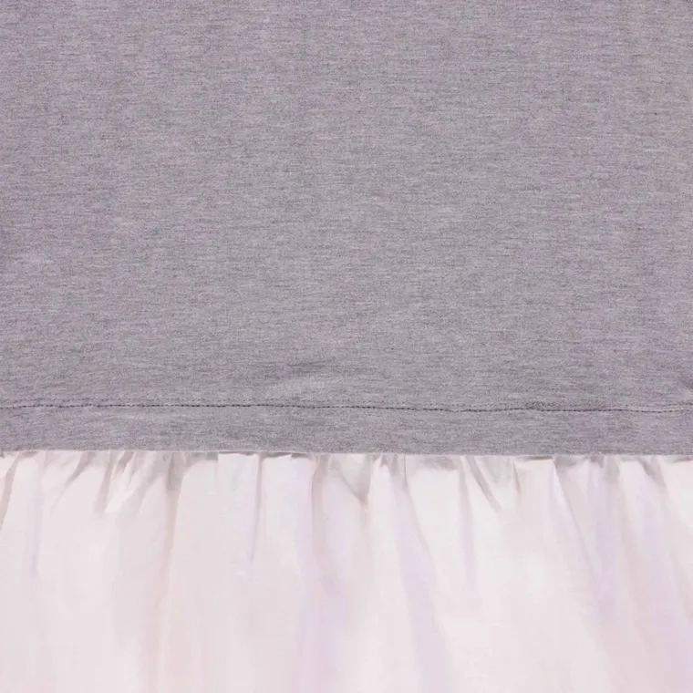 Bluzka dziewczęca z długim rękawem, szara, Marc O'Polo