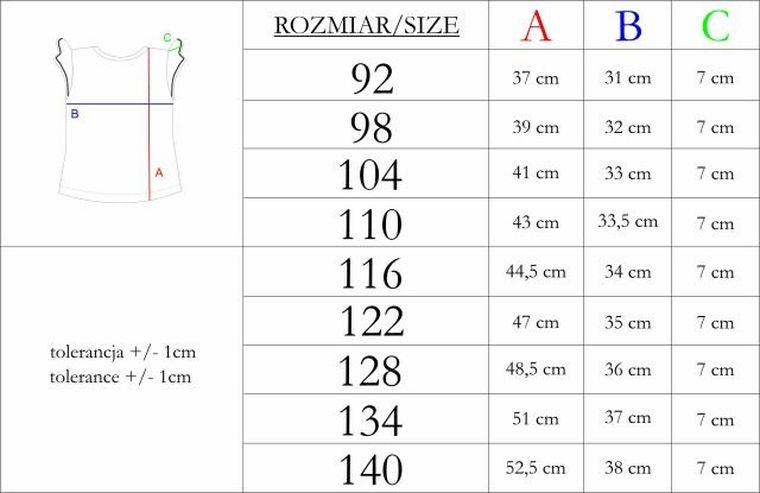Bluzka dziewczęca z krótkim rękawem, ecru, Nicol