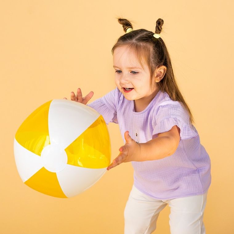 Bluzka dziewczęca z krótkim rękawem, fioletowa, Eevi