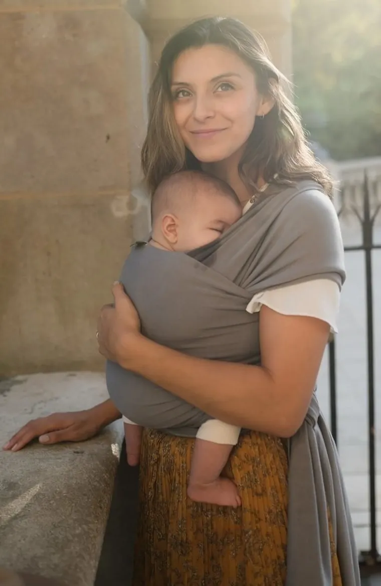 Boba, Wrap, chusta do noszenia dziecka, ciemnoszara