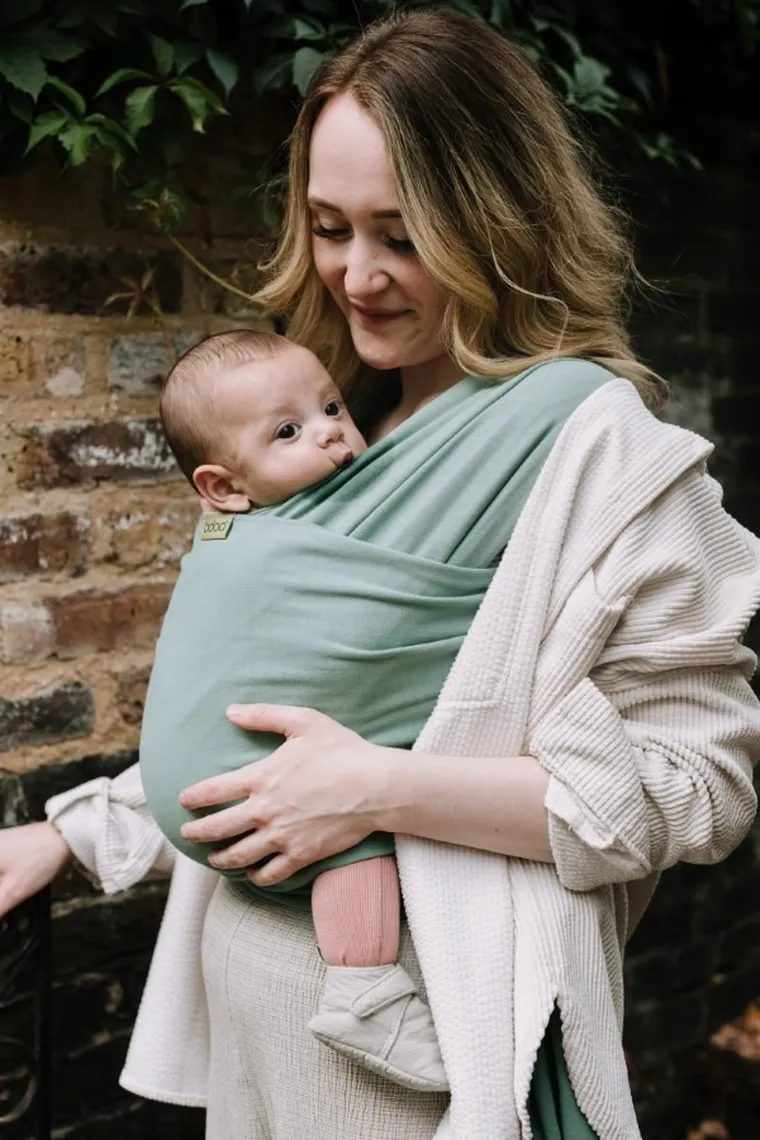 Boba, Wrap, chusta do noszenia dziecka, zielona
