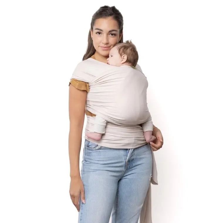 Boba, Wrap, Organic, chusta, beżowa