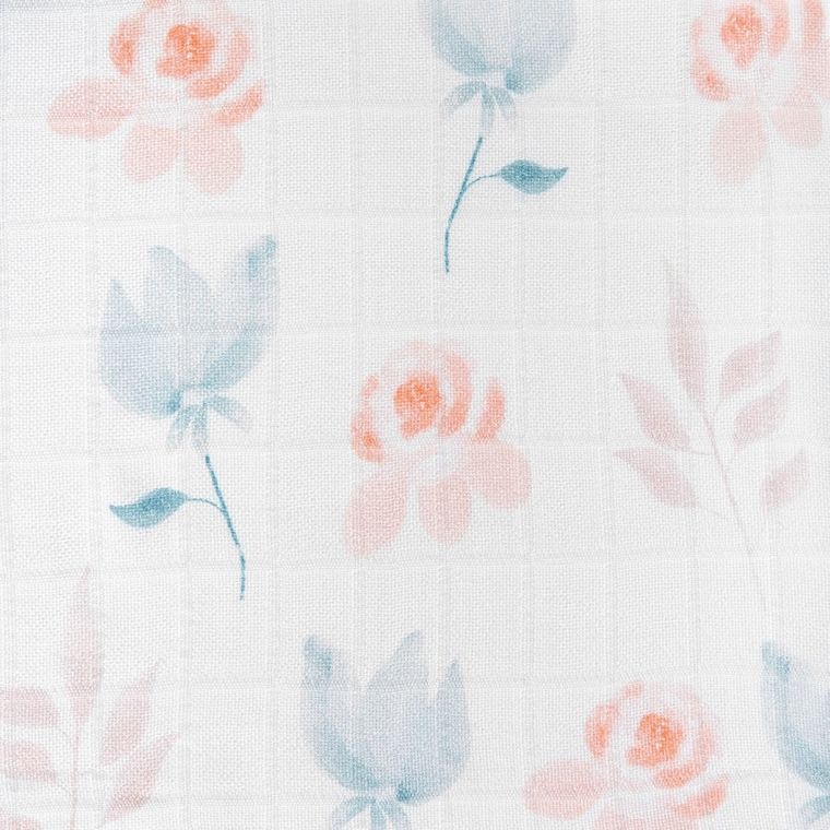 Bocioland, Bellflowers, pieluszka bambusowa, 30-30 cm