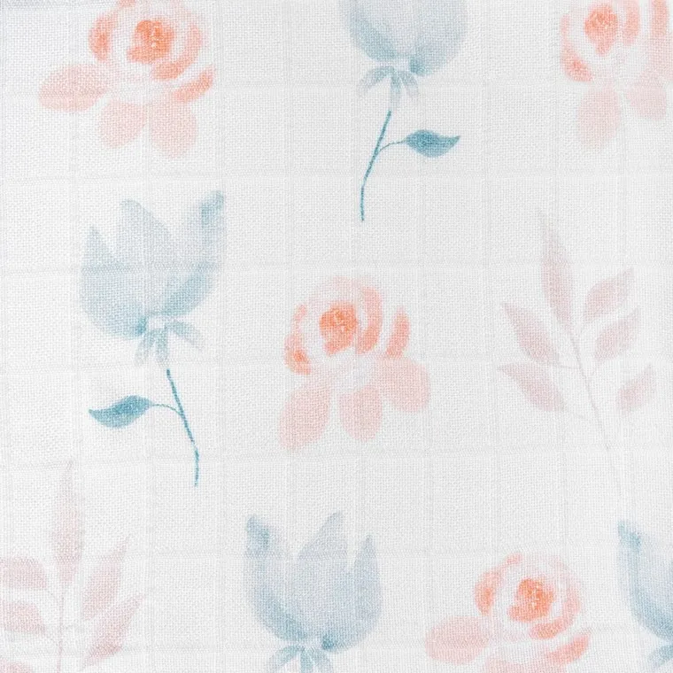 Bocioland, Bellflowers, pieluszka bambusowa, 75-75 cm