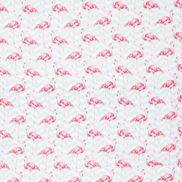 Bocioland, Flamingi, pieluszka bambusowa, 75-75 cm