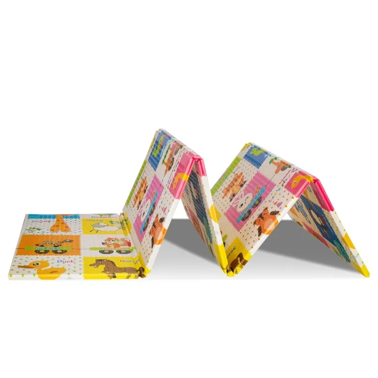 Bocioland, Happy Day, mata piankowa, składana, 150-200 cm