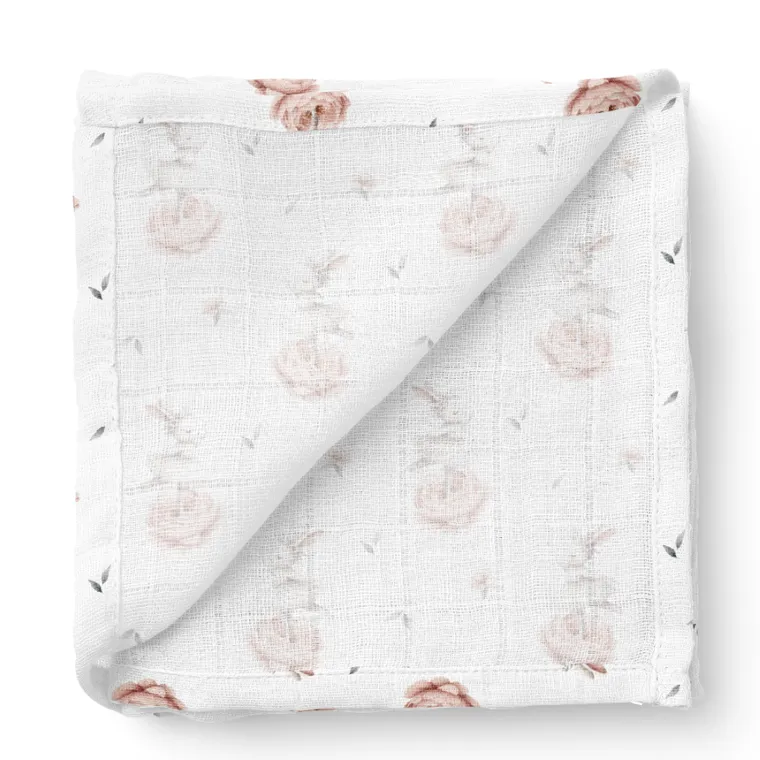 Bocioland, Króliczki, pieluszka bambusowa, 75-75 cm