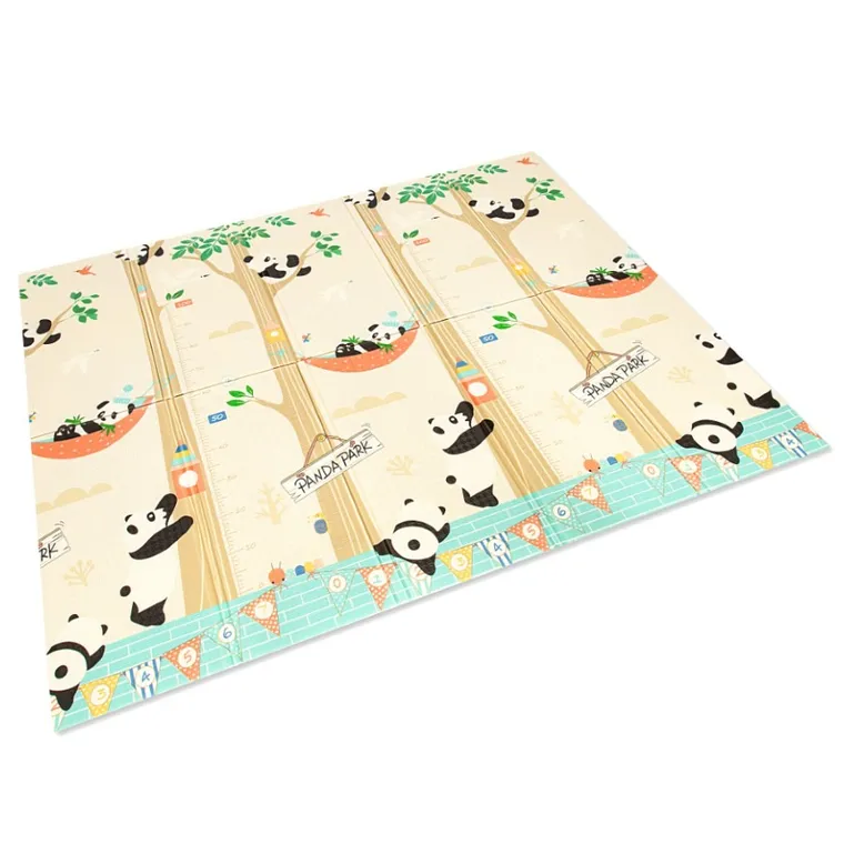 Bocioland, Panda, składana mata piankowa, 150-180 cm