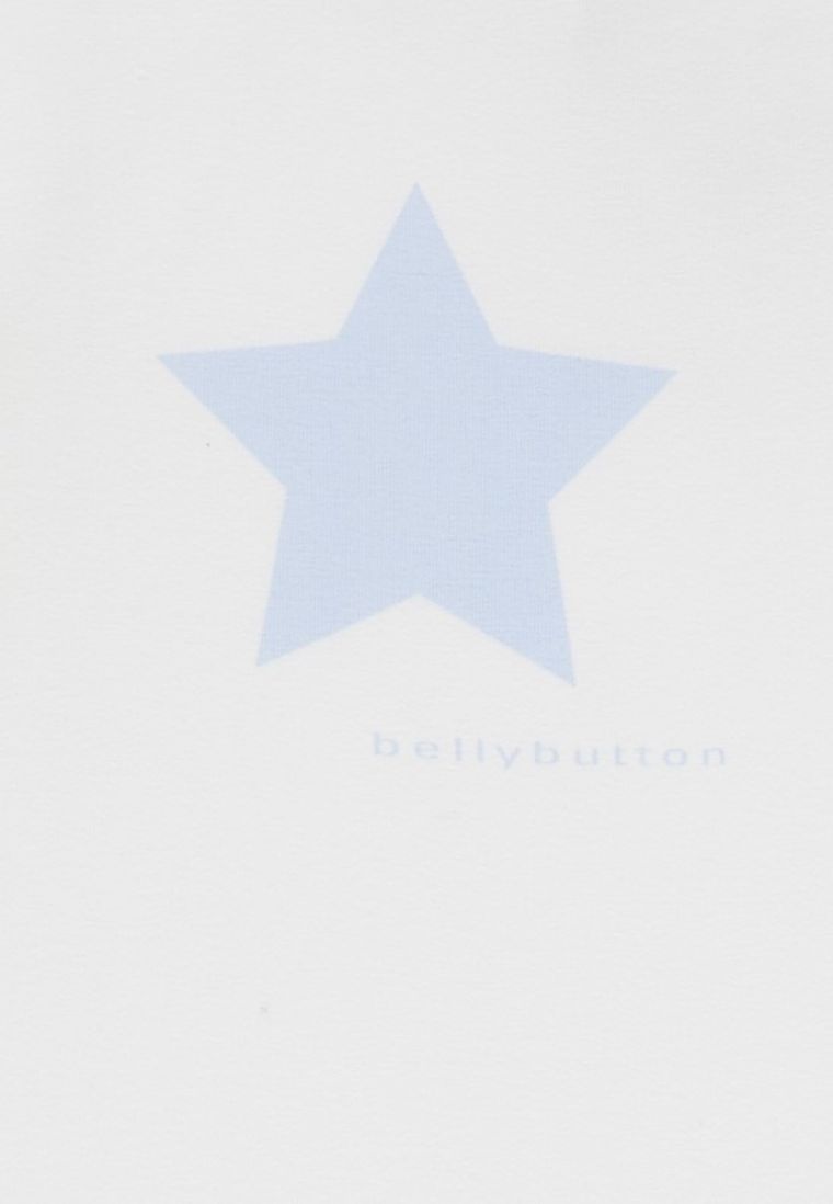 Body chłopięce z długim rękawem, białe, gwiazdka, Bellybutton