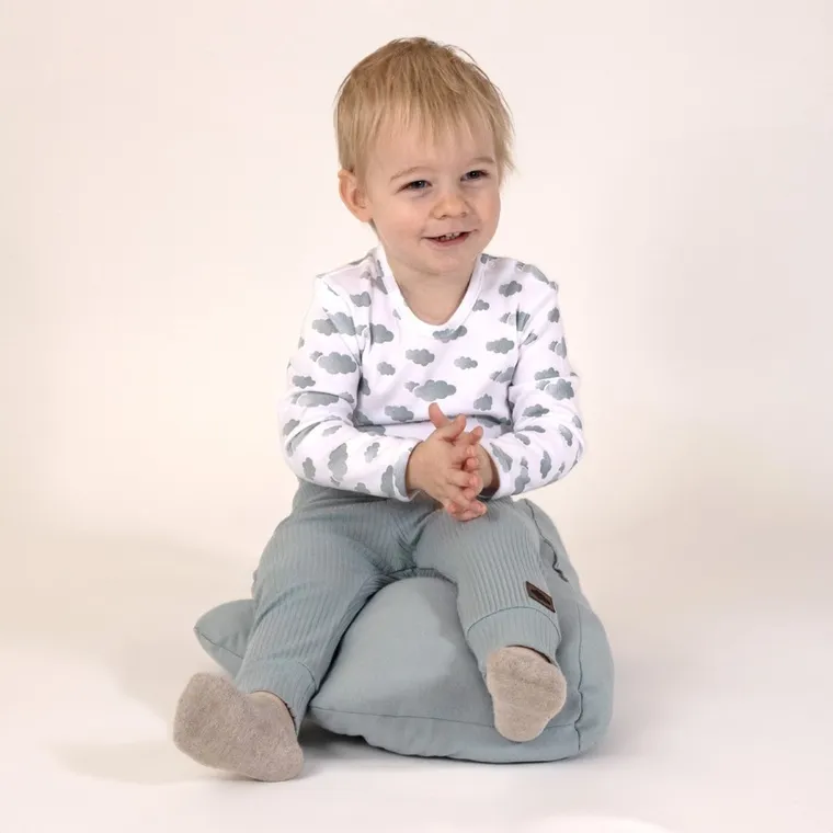 Body chłopięce z długim rękawem, białe, Nicol