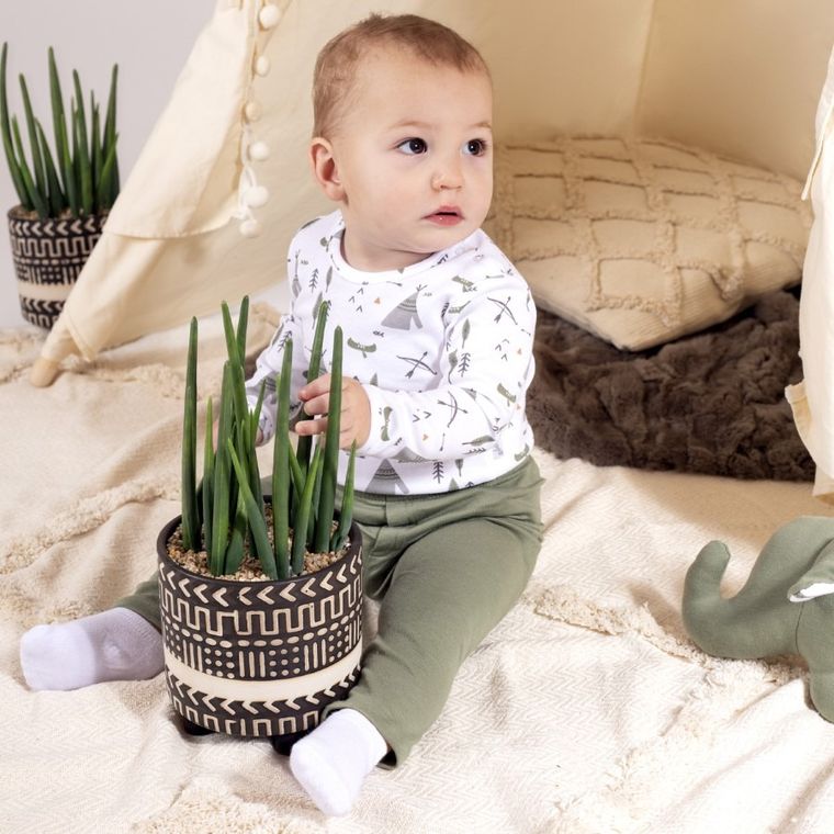 Body chłopięce z długim rękawem, białe, Nicol