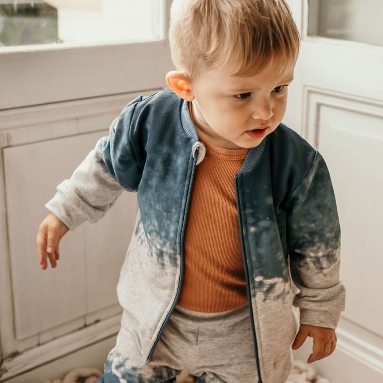 Body chłopięce z długim rękawem, brązowe, Jump, Eevi