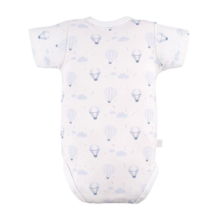 Body chłopięce z krótkim rękawem, białe, Eevi