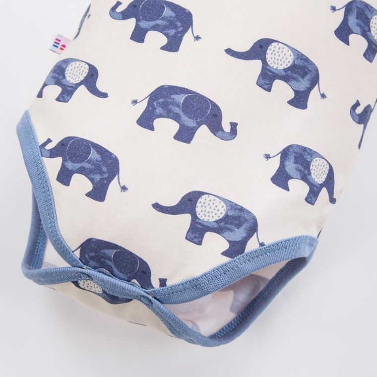 Body chłopięce z krótkim rękawem, ecru, Eevi