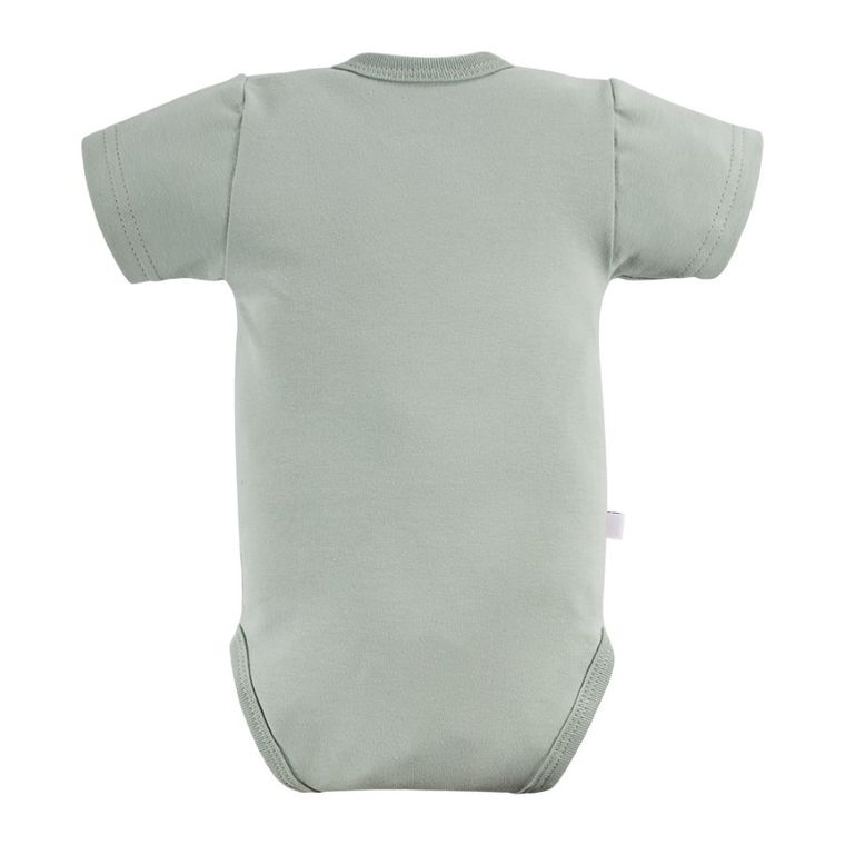Body chłopięce z krótkim rękawem, zielone, Eevi