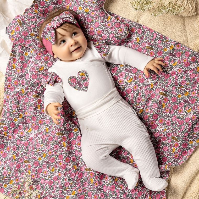 Body dziewczęce z długim rękawem, ecru, Nicol