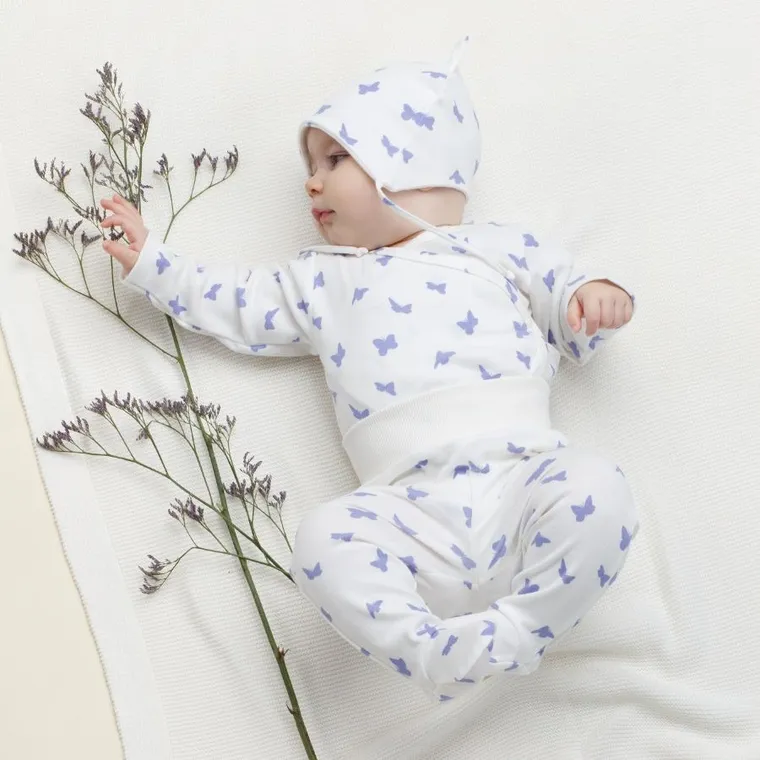 Body dziewczęce z długim rękawem, ecru, Pinokio