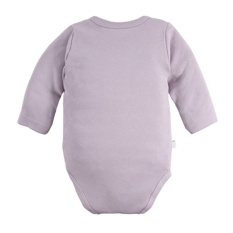 Body dziewczęce z długim rękawem, fioletowe, Eevi