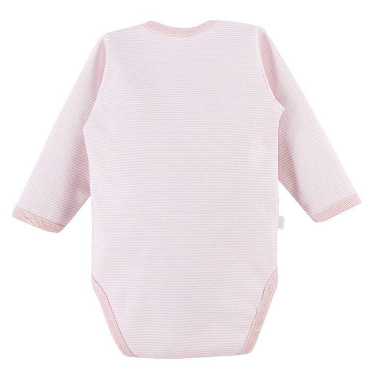 Body dziewczęce z długim rękawem, różowe, Big Bear, Eevi