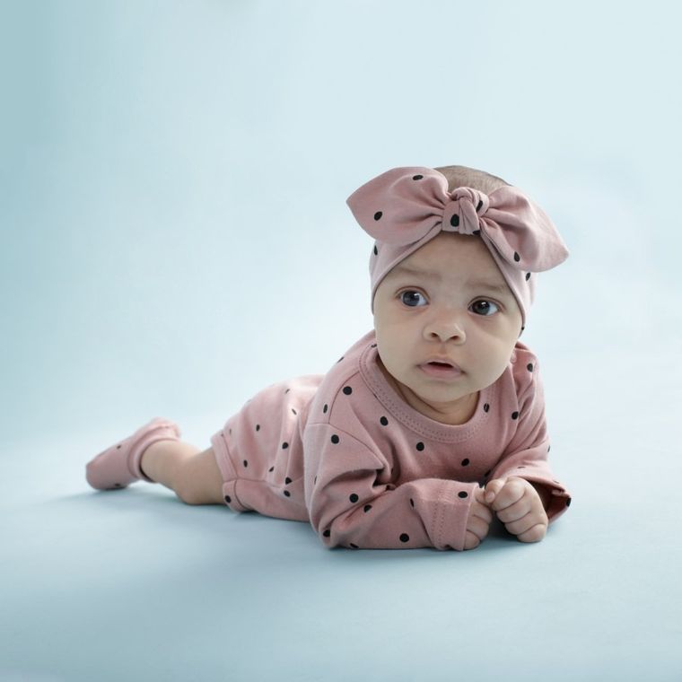 Body dziewczęce z długim rękawem, różowe, Pinokio