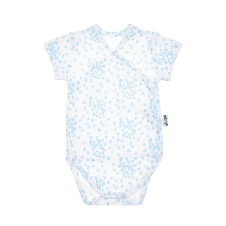 Body dziewczęce z krótkim rękawem, białe, Nicol