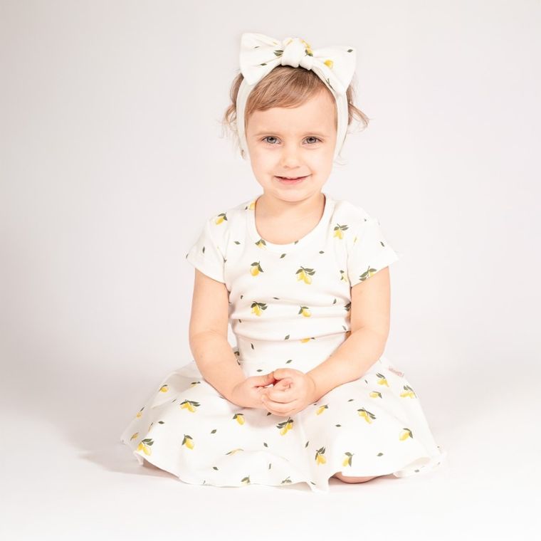 Body dziewczęce z krótkim rękawem, ecru, Nicol