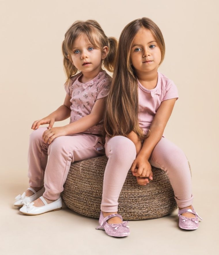 Body dziewczęce z krótkim rękawem, różowe, Nicol