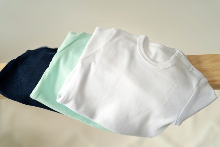 Body niemowlęce z długim rękawem, granatowe, Miracle