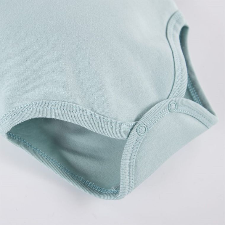 Body niemowlęce z długim rękawem, miętowe, Eevi