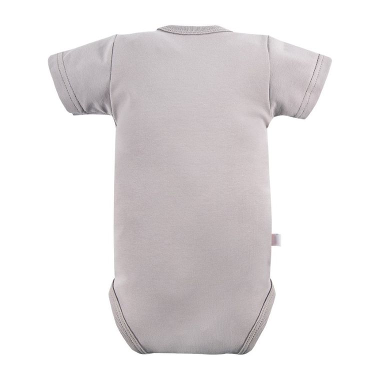 Body niemowlęce z krótkim rękawem, beżowe, Eevi