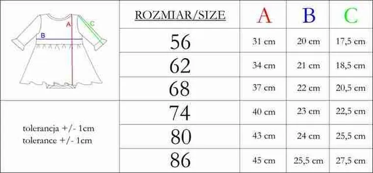 Body sukienka dziewczęce z długim rękawem, ecru, Nicol