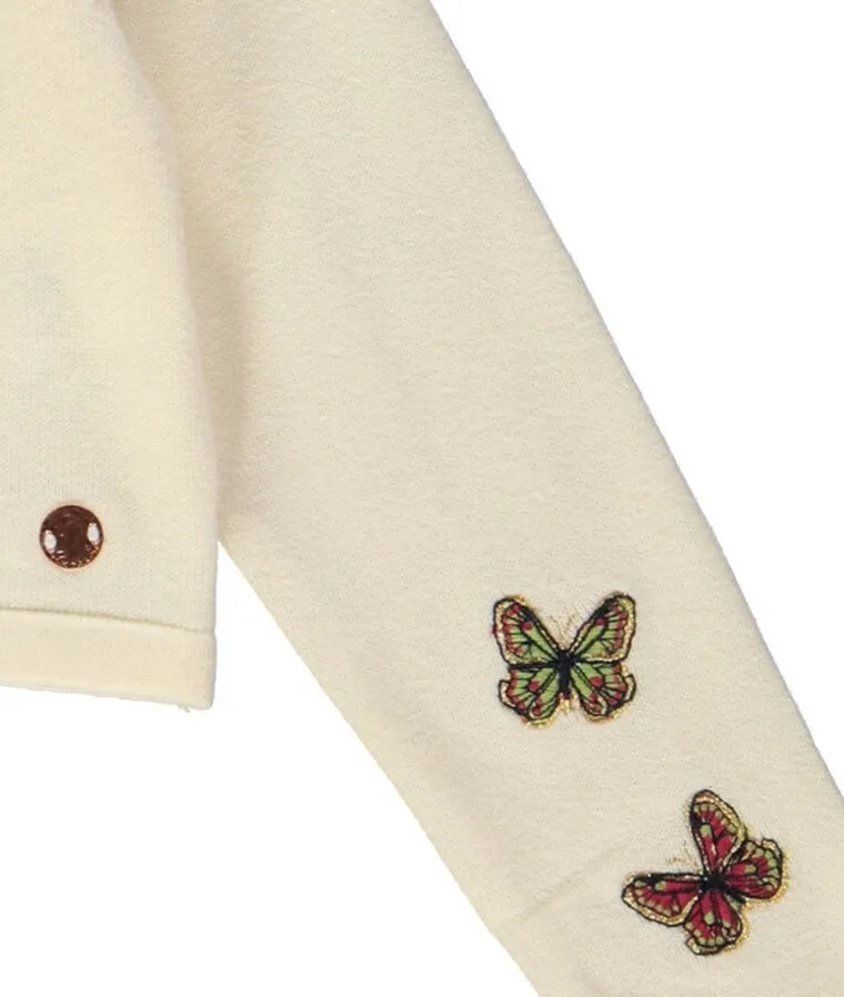 Bolerko dziewczęce, ecru, Tom Tailor