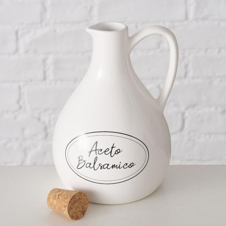 Boltze, dzbanek z korkiem na oliwę lub ocet, Cucina, wys. 20 cm