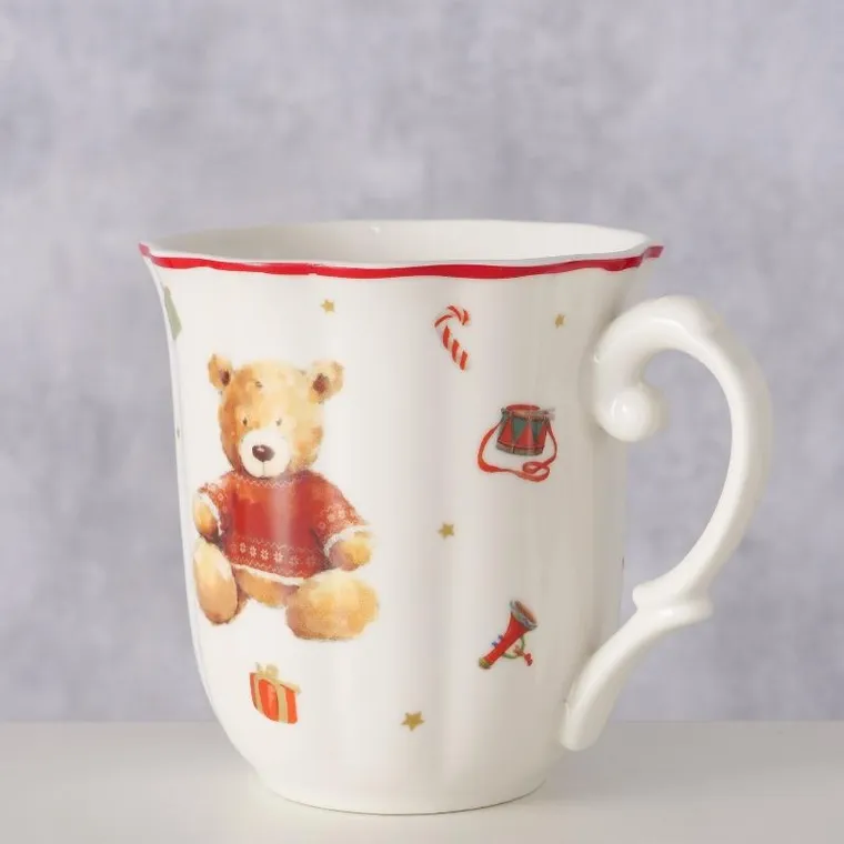 Boltze Home, Bailey, kubek z motywem misia, 350 ml