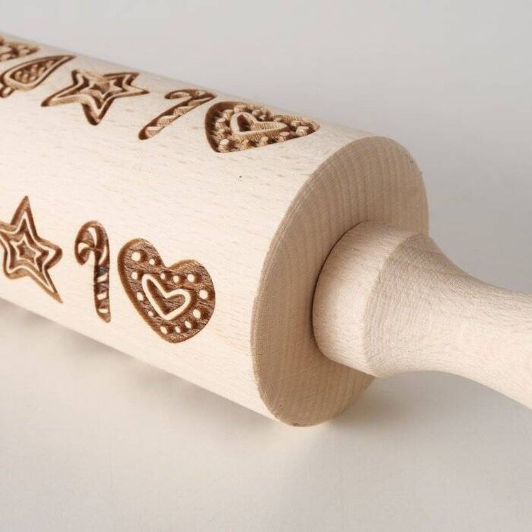 Boltze Home, Bakery, wałek grawerowany świąteczny