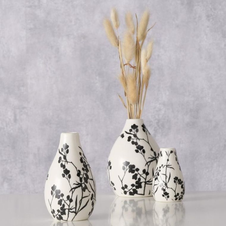 Boltze Home, Berries, wazon, ceramiczny, 3 szt.