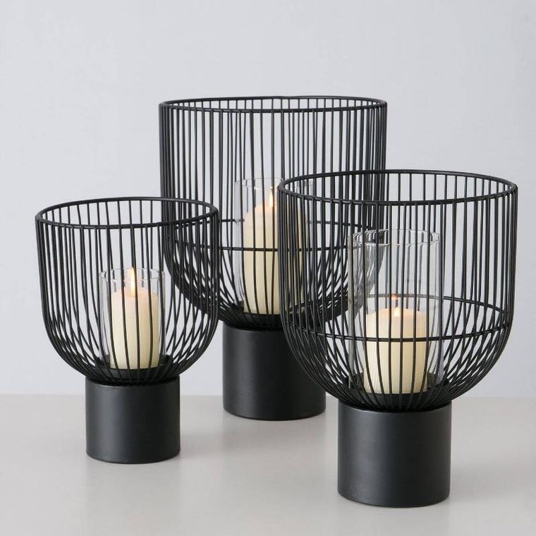 Boltze Home, Candy, świeczniki, 3 szt.