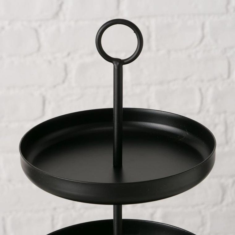 Boltze Home, Credo, metalowa patera na owoce, 3 poziomy, 32,5 cm