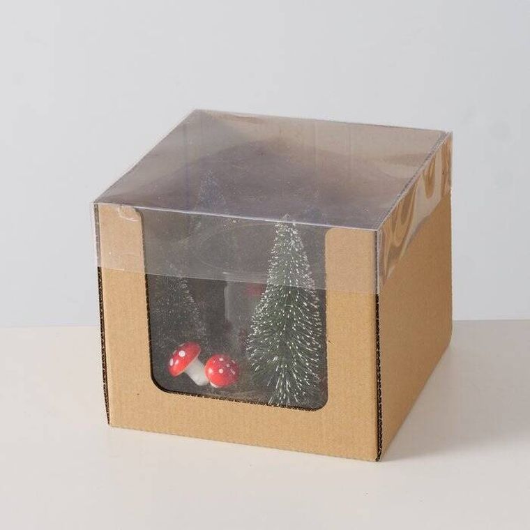 Boltze Home, Fairytale, świąteczny świecznik stroik, wys. 13,9 cm