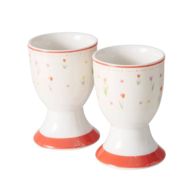 Boltze Home, kieliszek na jajko, Blumi, wzór w kwiaty, Ø 5 cm