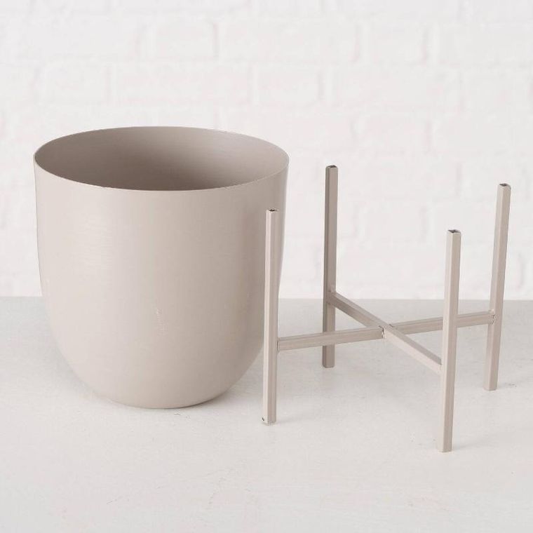 Boltze Home, komplet osłonek na doniczkę z metalu, Kilana, 2 szt.