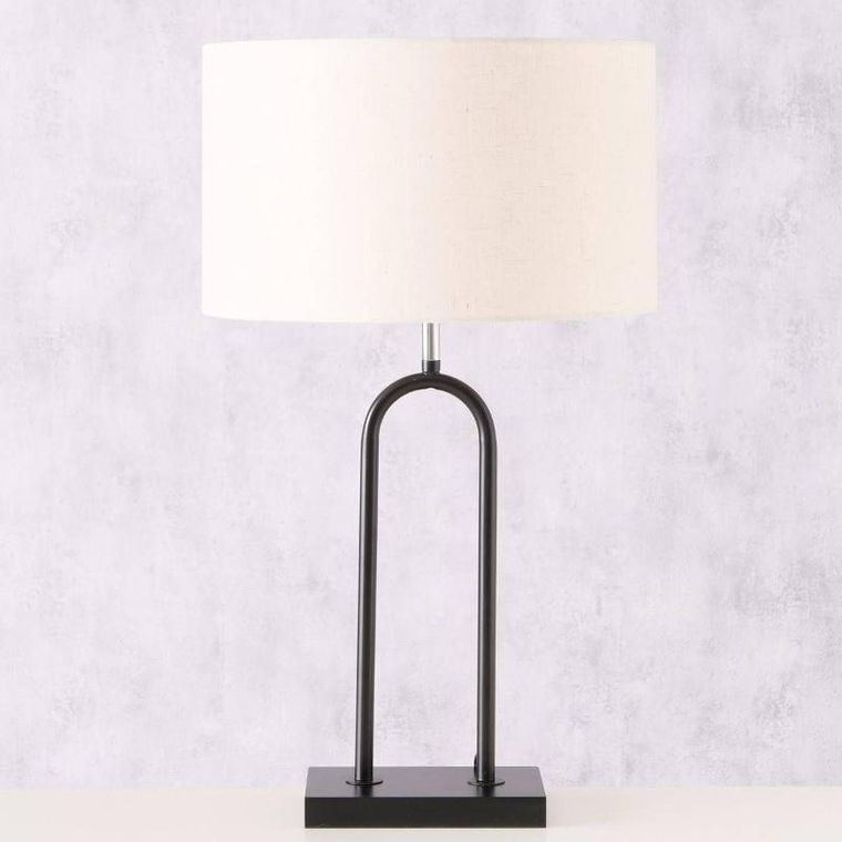 Boltze Home, lampa stołowa Medley, metalowy stelaż, 65 cm