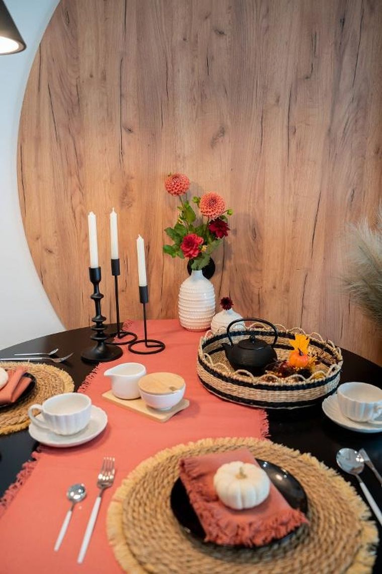 Boltze Home, metalowe świeczniki Fio, 3 szt., czarne