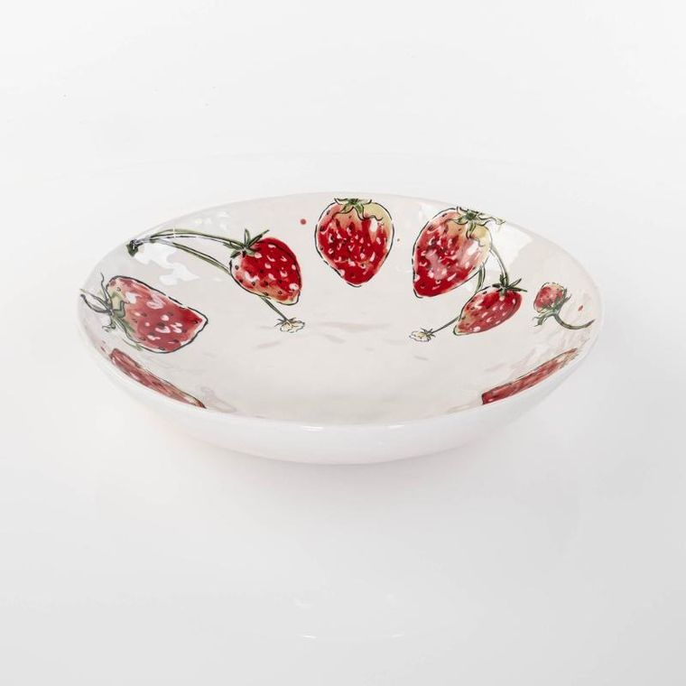 Boltze Home, miska w truskawki, Strawberry, Ø 34 cm