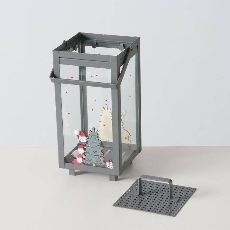 Boltze Home, Monti, świąteczny lampion na świecę, 23 cm