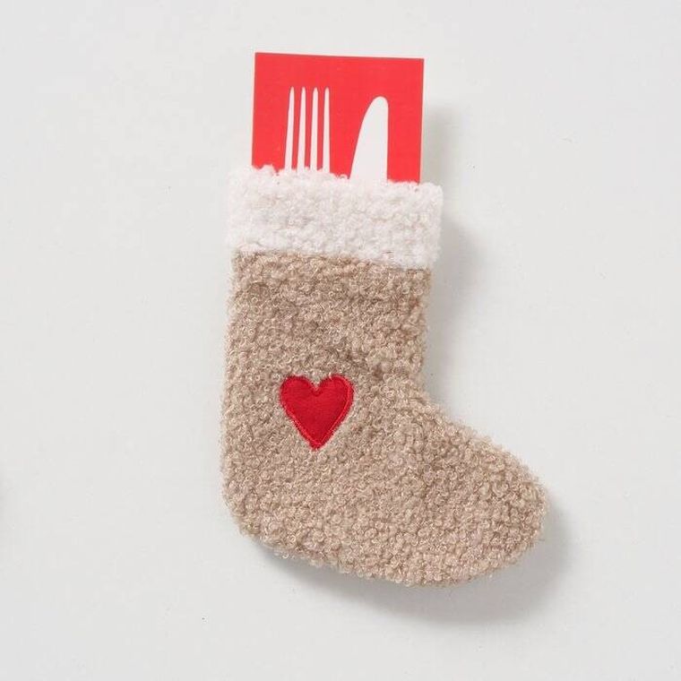 Boltze Home, Pelly, pluszowa kieszonka na sztućce