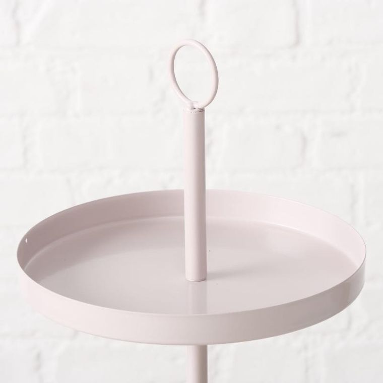 Boltze Home, Samina, etażerka metalowa, beżowa, 34 cm