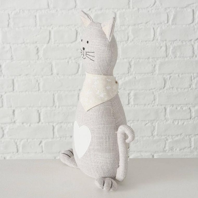 Boltze Home, stoper do drzwi Minka, kształt kota, 32-11-18 cm