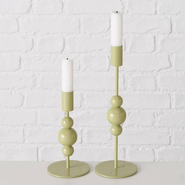 Boltze Home, świecznik metalowy Akesha, 2 szt.