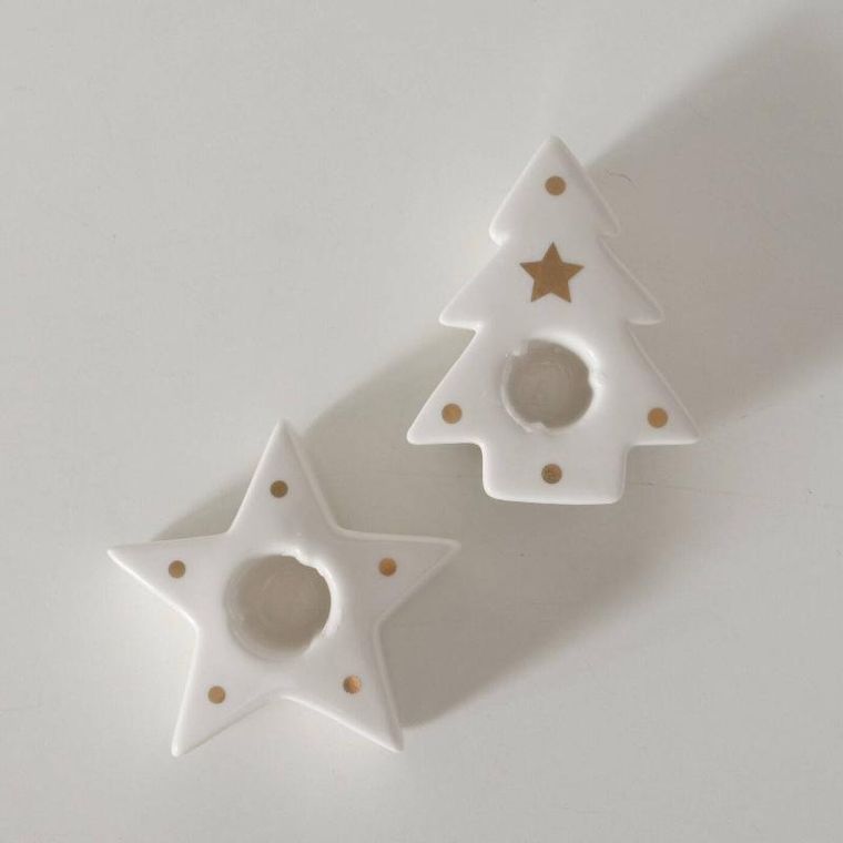 Boltze Home, świecznik na tealighta w świątecznym kształcie